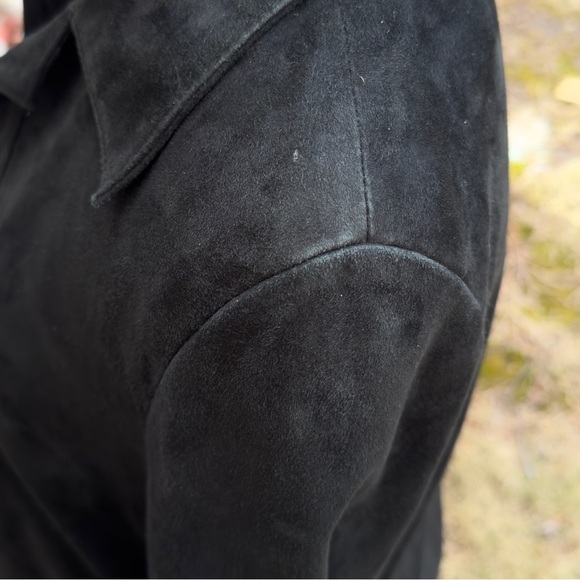 Vintage Rem Garson Suede Jacket /Top Black Women’s Size Medium - Picture 6 of 12